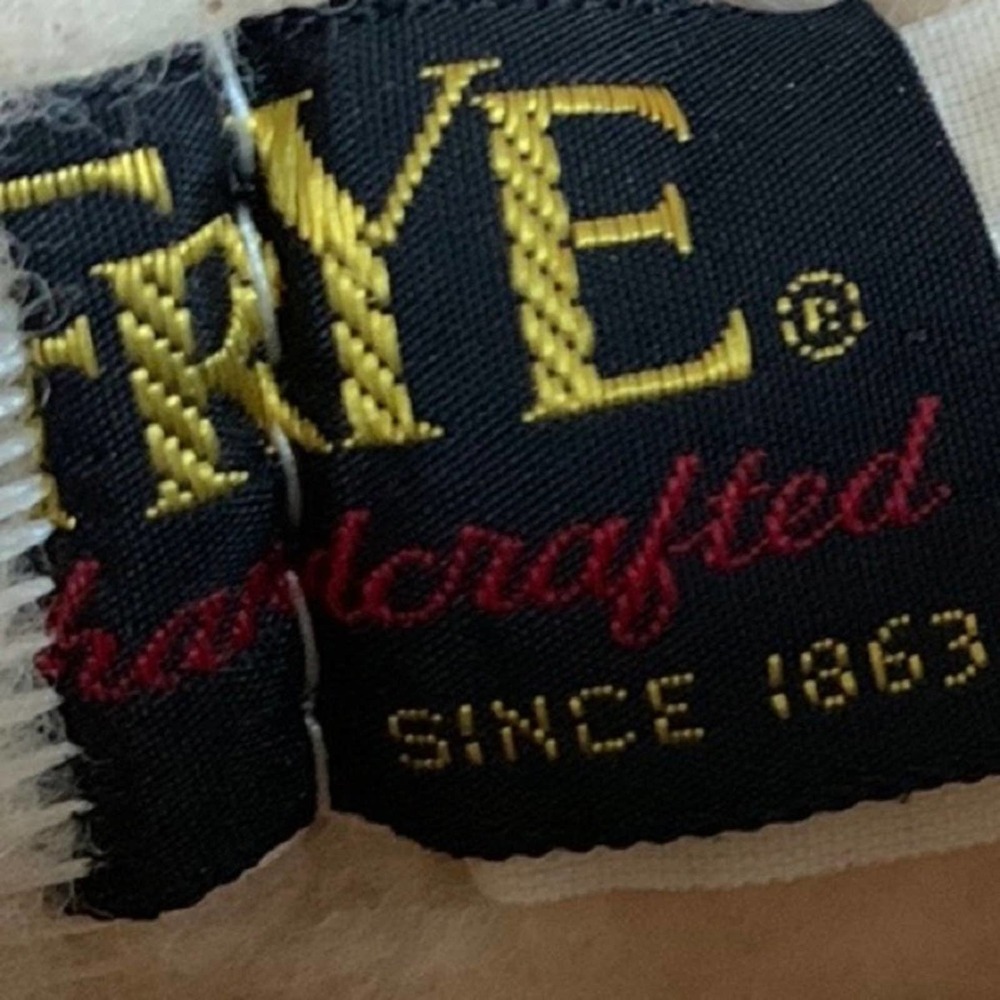 SOLD FRYE True Vintage Black Label Shearling Lined Tall Over the Knee Fold Boots - Picture 5 of 8